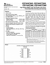 DataSheet CD74HC365 pdf